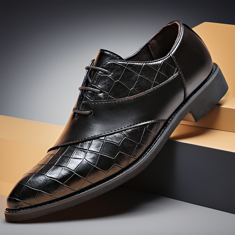 New Casual Shoes Business Formal Men's Leather Shoes foto 2