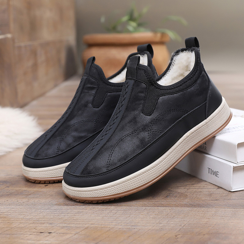 Winter New Cotton Men's Wool Cotton Boots foto 3