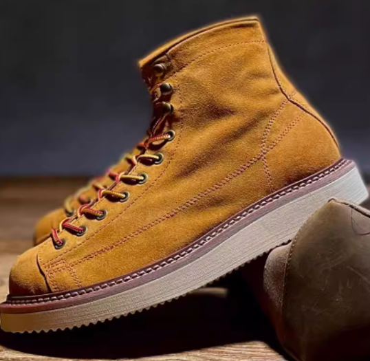 Chunky-soled High-top Retro British-style Trendy Short-shaft Biker Boots foto 5