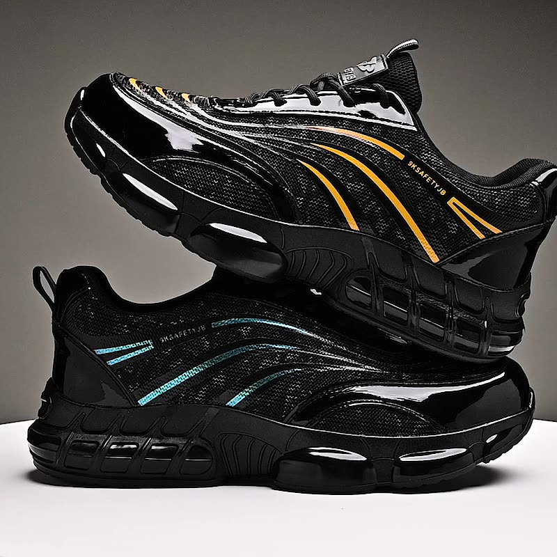 PU Leather Labor Protection Shoes With Anti-smashing Function foto 5