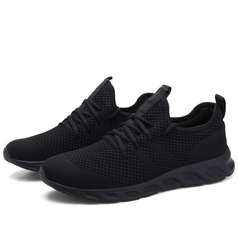 Men's Breathable Running Shoes - Lightweight Cushioned Athletic Sneakers for Road and Track Training foto 5