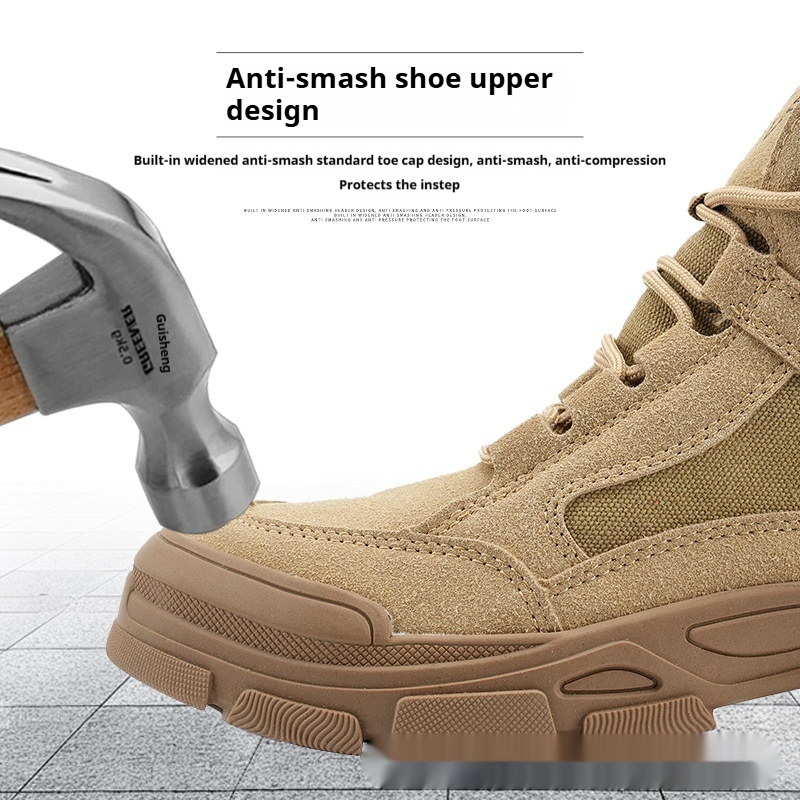 Mens Anti Smashing And Puncture Resistant Safety Shoes foto 4