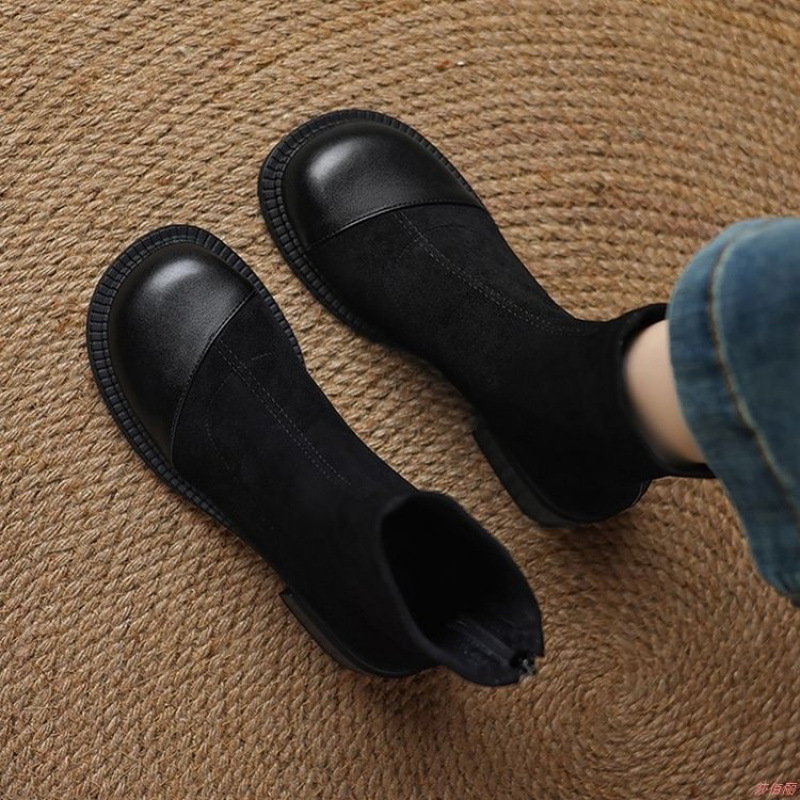 Korean-style Versatile Sock Boots Casual Stretchy Slim-fit foto 2