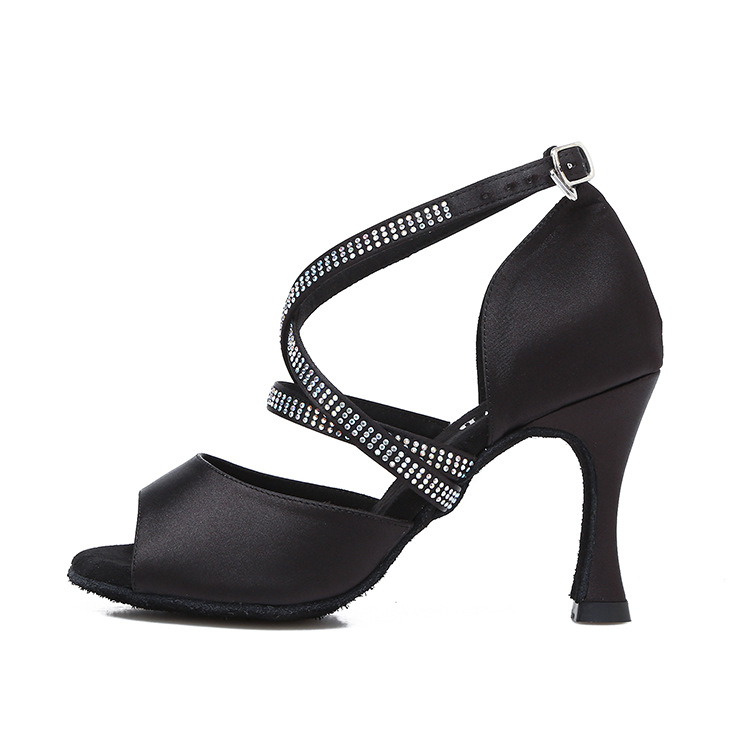 Hot Drilling Latin Dance Shoes Soft Bottom foto 4