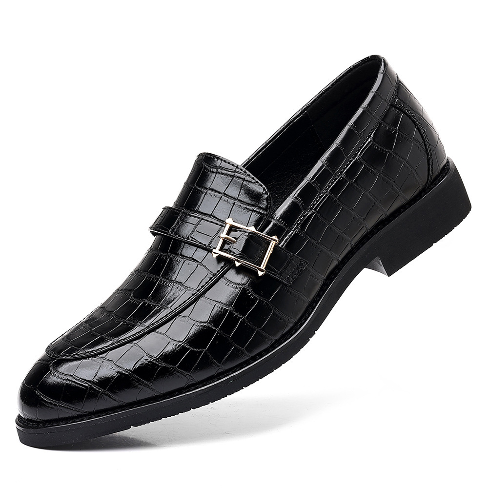 Mens Stylish Casual Plus-size Leather Shoes foto 3