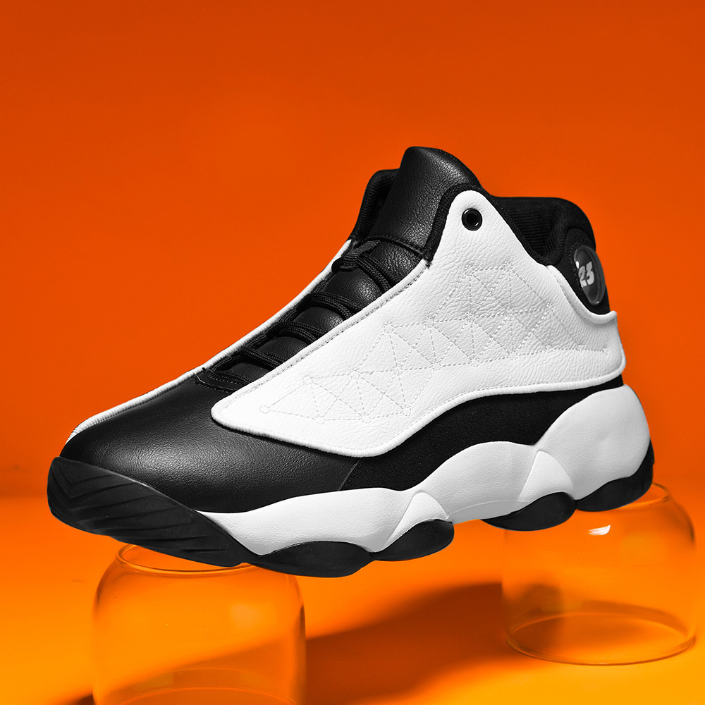 Men's High-top Trend Platform Casual Shoes Plus Size Running foto 3