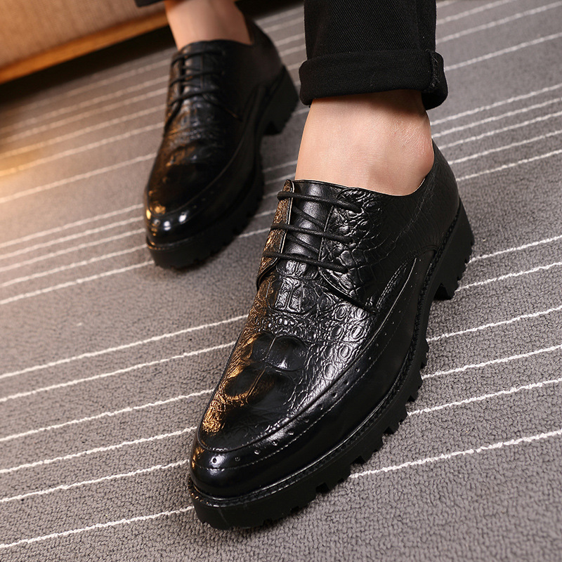 Trendy Mens Casual Height-increasing Shoes British Style foto 5