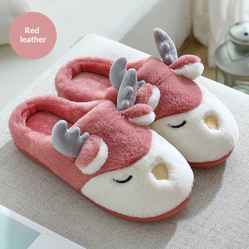 Women's Cotton Slippers For Winter, Home And Indoor Use, Non-slip foto 2