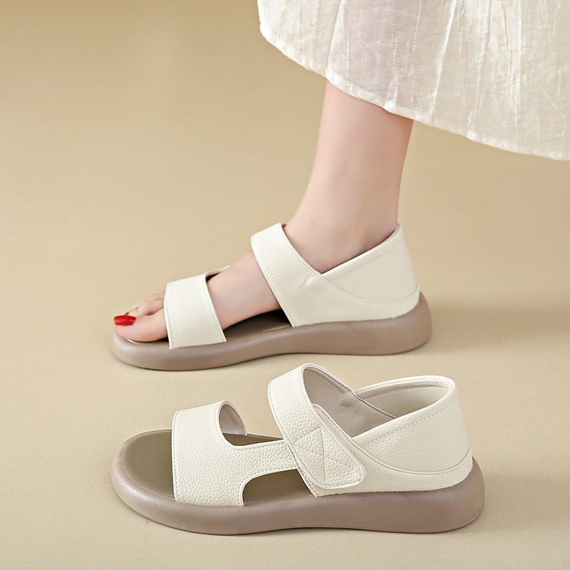 New Women's Round-toe Flat Sandals foto 2