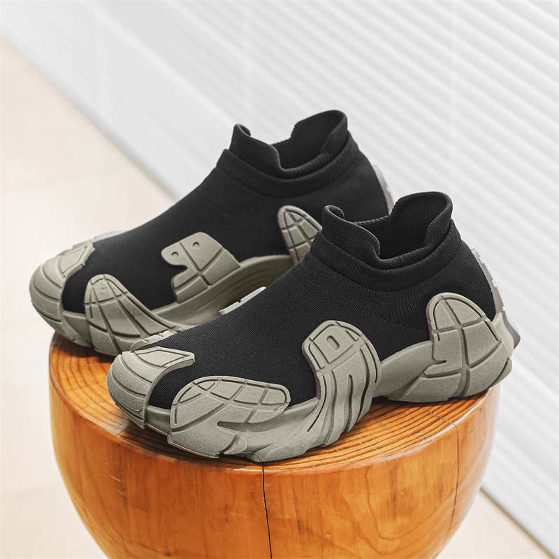Men's Sock Shoes Flying Woven Breathable Mesh Surface foto 5