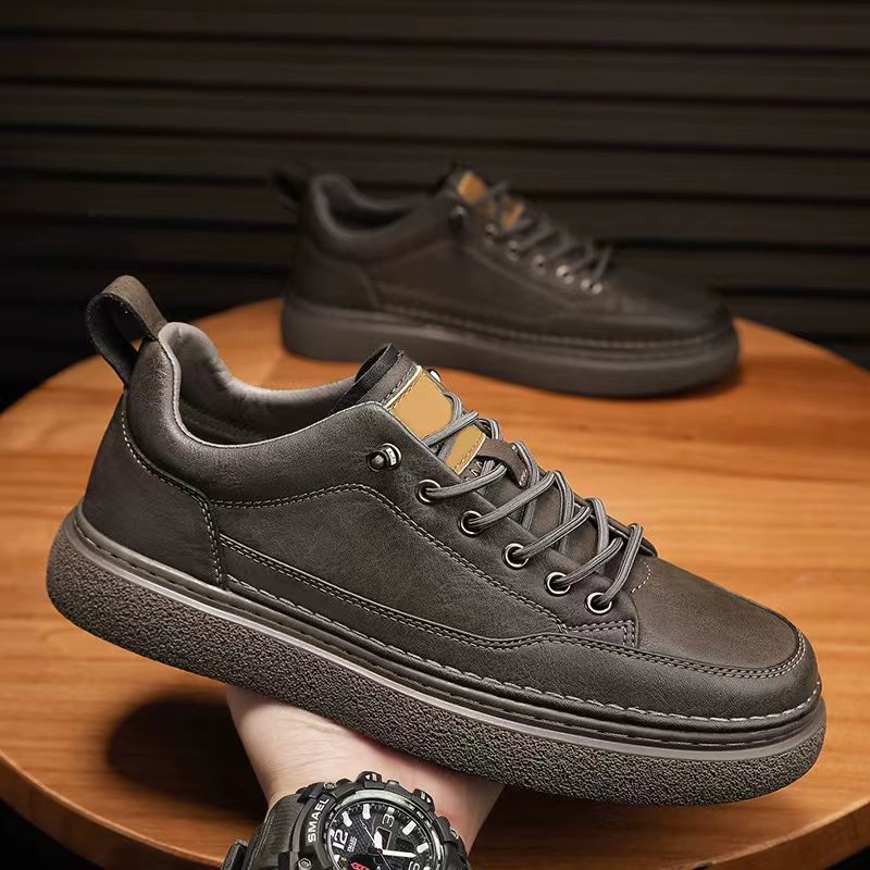 Water-resistant Non-slip Black Casual Business Sneakers foto 3