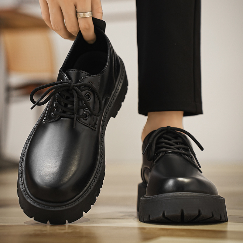 Mens Dress Shoes Business-style British Derby foto 3