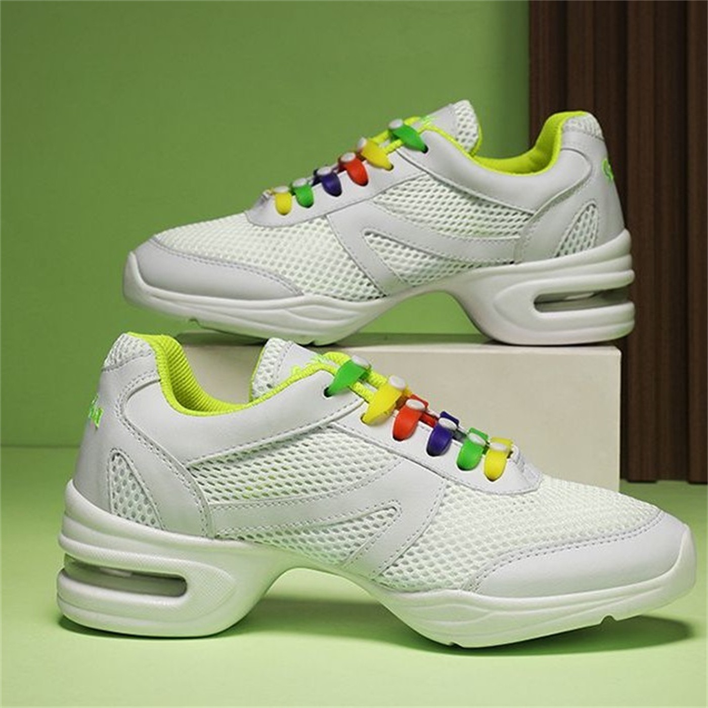 Women's Air Cushion Mesh Modern Dance Shoes foto 4