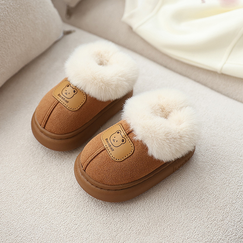 Bear Plush Cotton Shoes For Boys And Girls foto 4