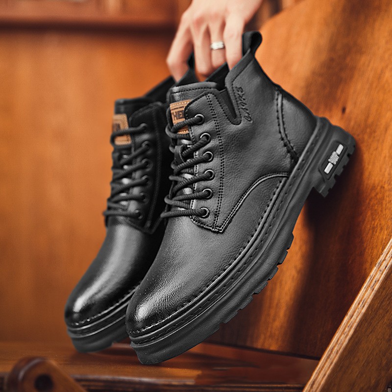 Martin Boots Thick-soled Mid-top Retro Easy Matching Casual foto 3
