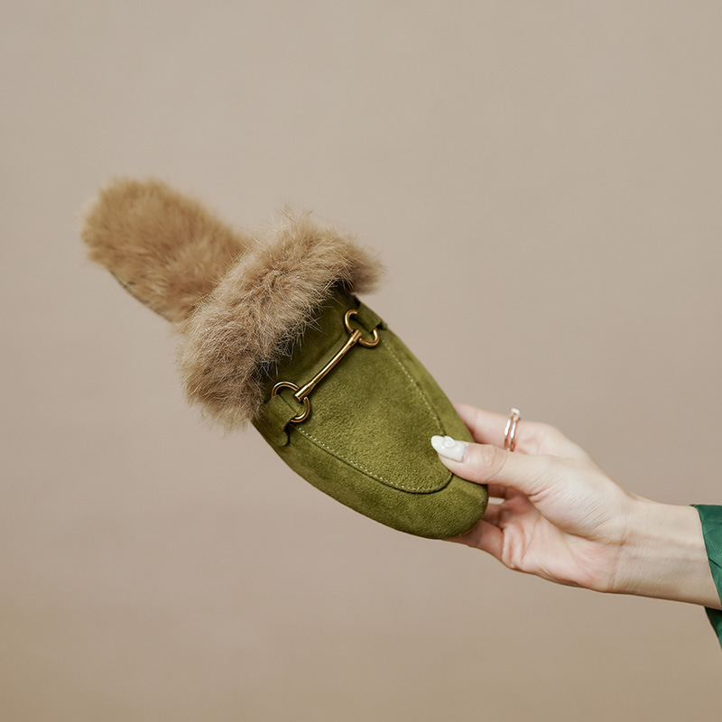 Fluffy Sheep And Suede Bunny Slippers foto 2