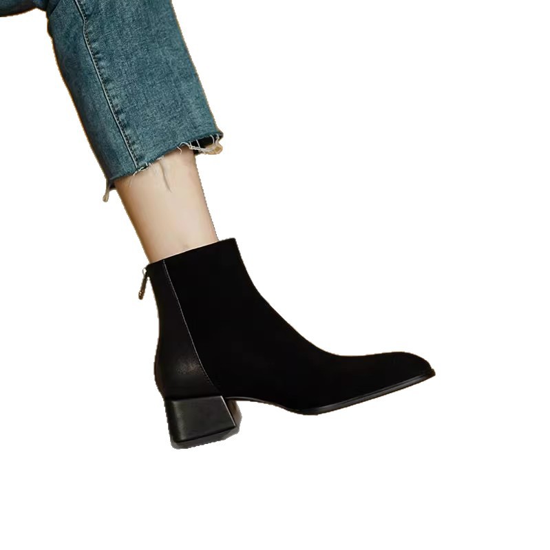 34 Suede Mid-heel Women's Martin Boots foto 4
