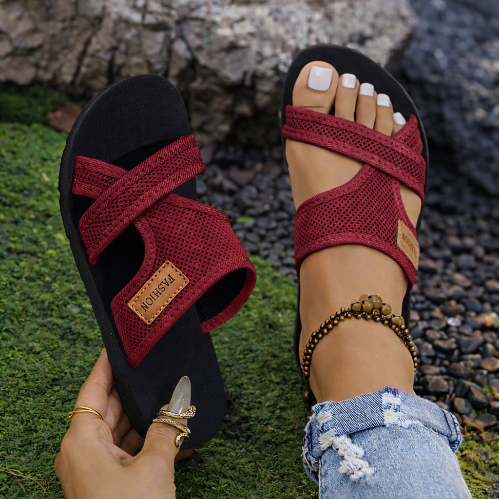 Womens Slippers Lightweight And Comfortable With A Flat Sole foto 3
