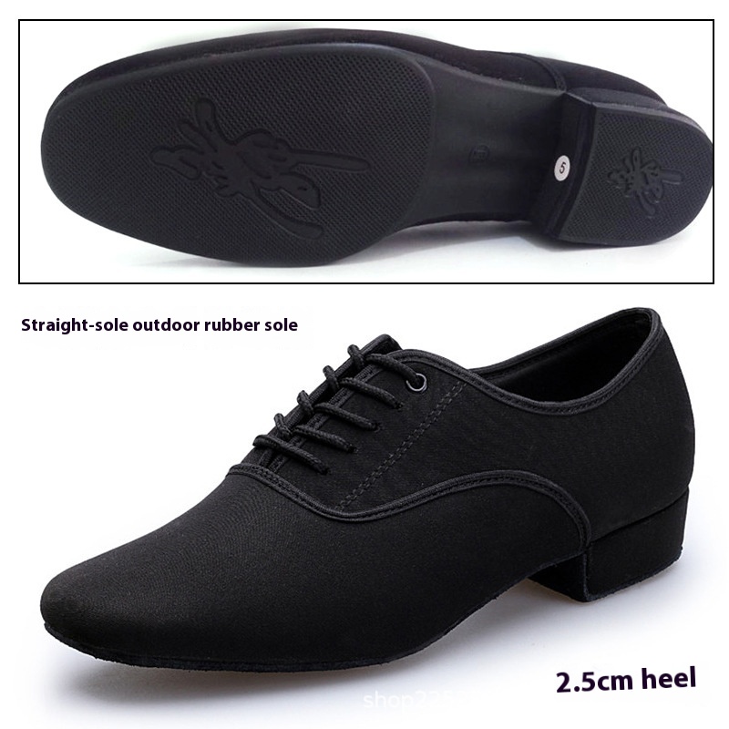 Outdoor Rubber Sole Indoor Calfskin Sole Oxford Cloth Shoes foto 3