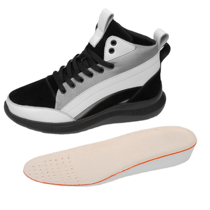 Height Increasing 6 Autumn And Winter Invisible Height Increasing Insole 8CM Men's Shoes foto 4