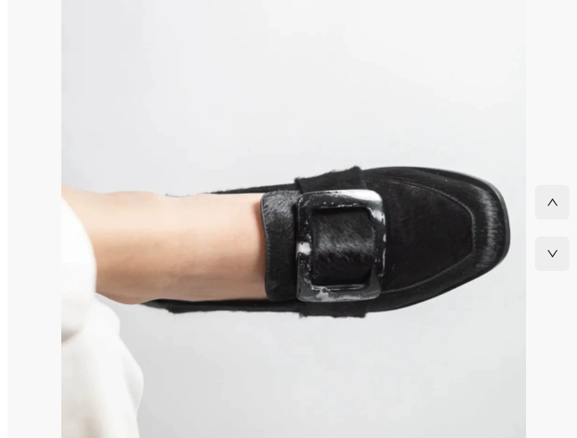 Low-cut Vintage Large Square Button Loafers For Women foto 4