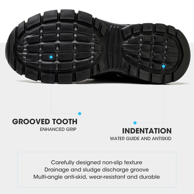 Labor Protection Anti-smashing And Anti-penetration Safety Shoes Steel Toes foto 5