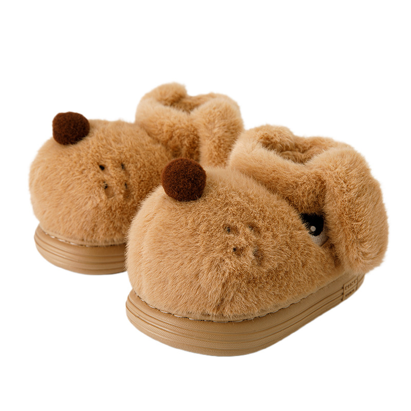 Cartoon Puppy Funny Warm Home Cotton Boots foto 4