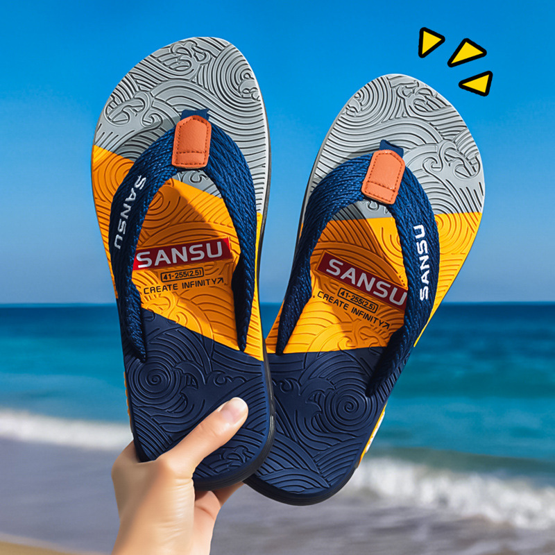 Mens Outdoor Flip-flops Slippers For Home Use foto 3