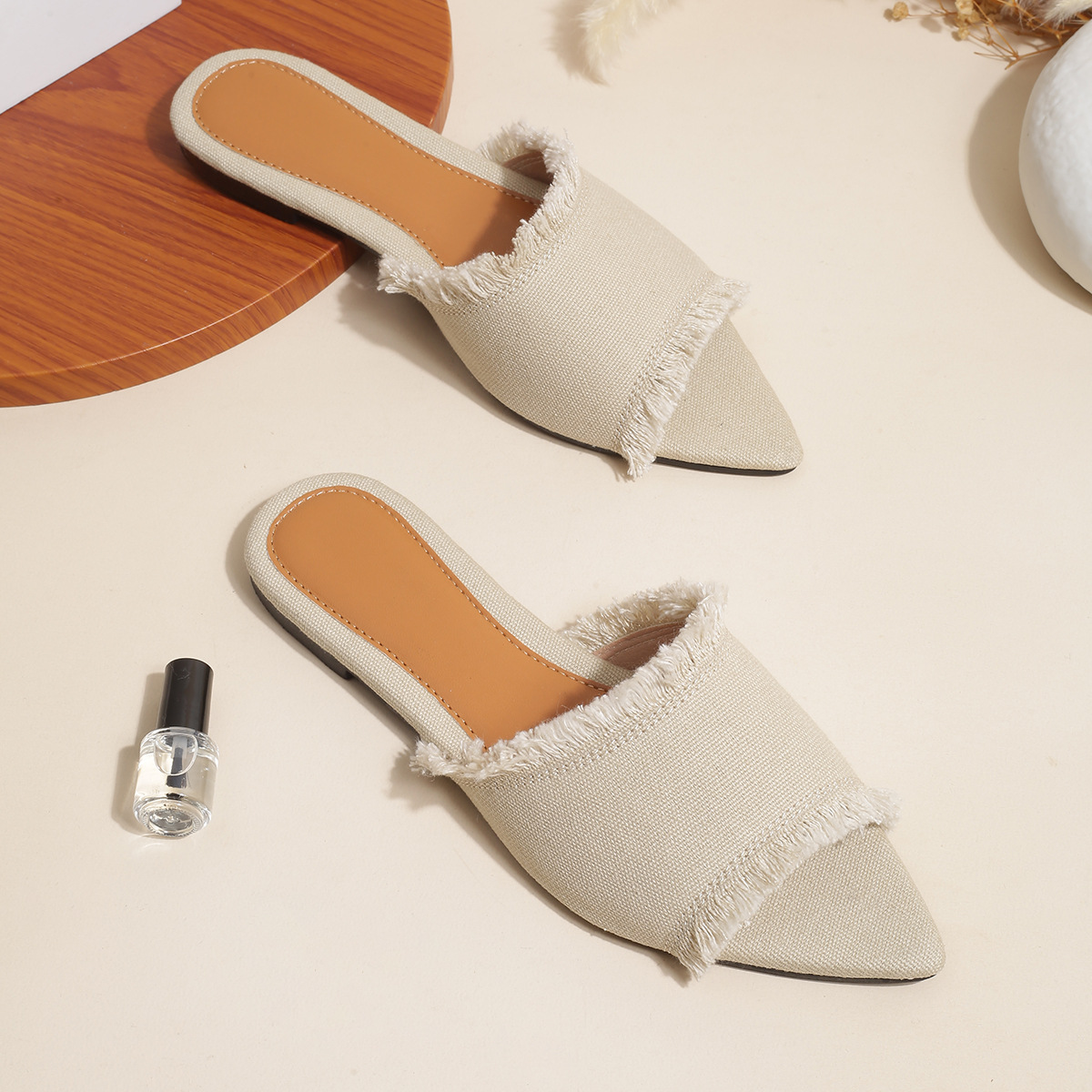 Women's Outer Fashion Flat Slippers foto 2