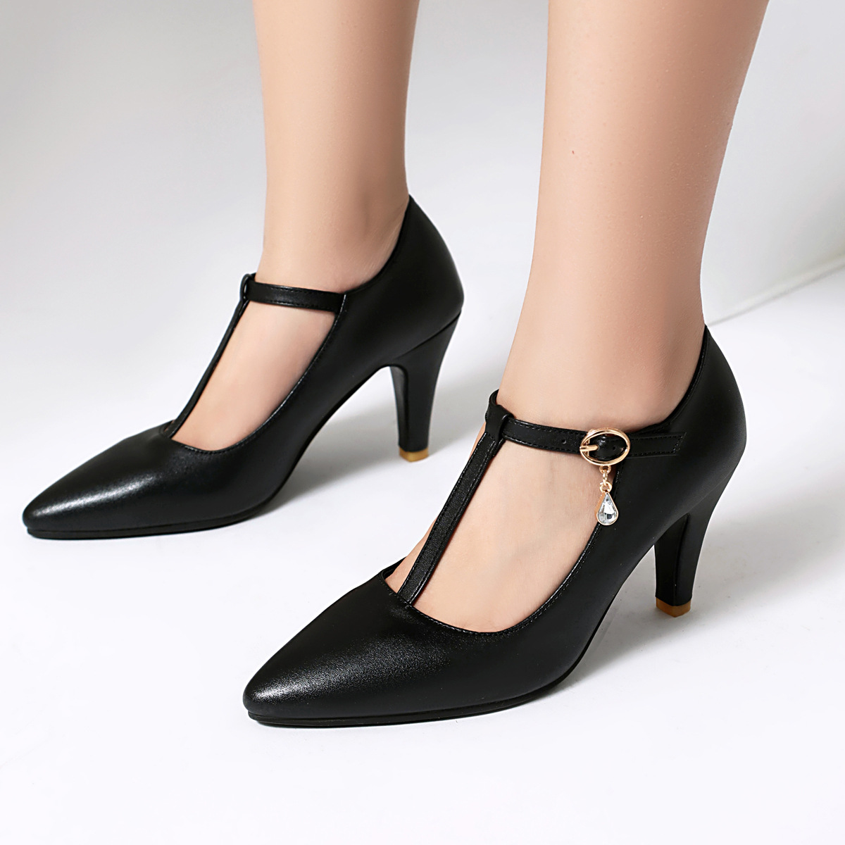 Women's Fashion Pointed-toe Elegant High Heels foto 4