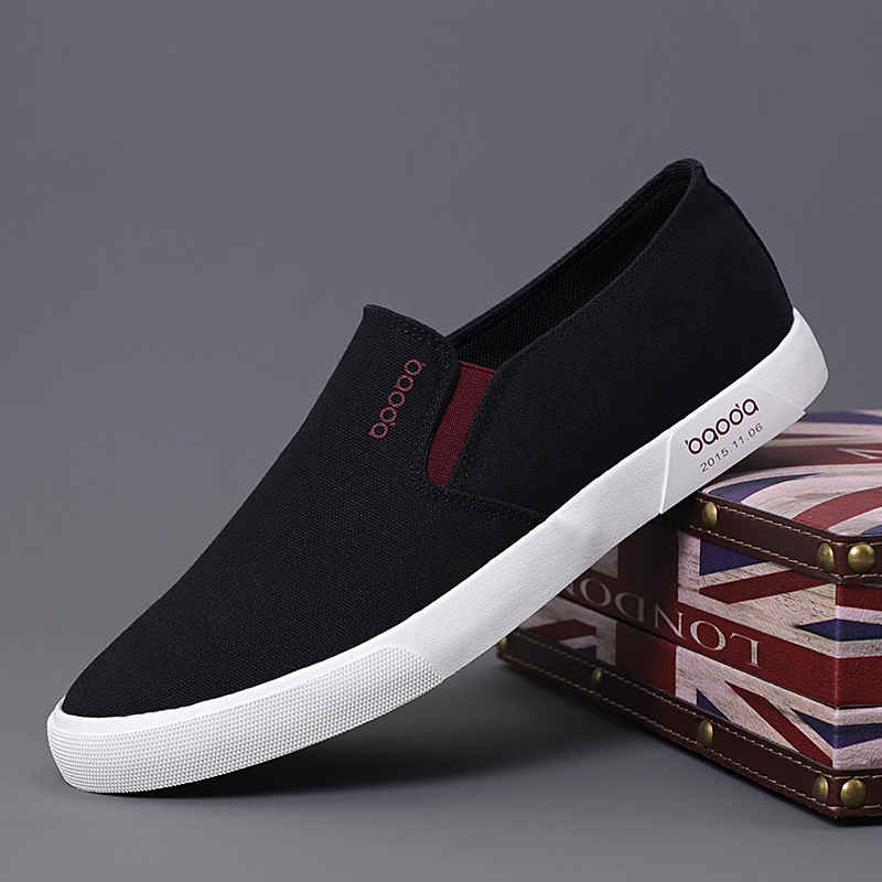 Men's Slip-on Canvas Shoes Classic All-match Soft Board Shoes foto 5