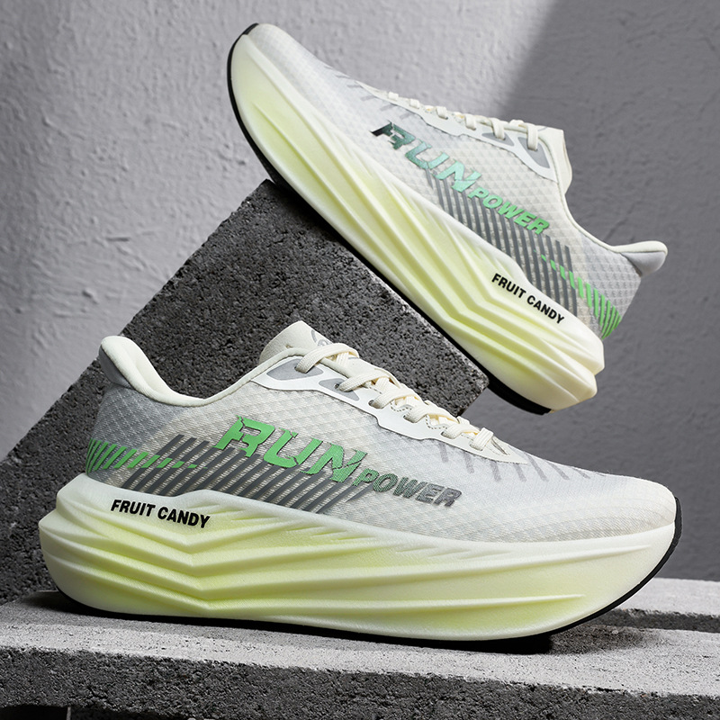 Couple Running Shoes Breathable Mesh Shoes Ultra-Soft Non-Deformable Jelly Sole Casual All-Match Sneakers foto 2