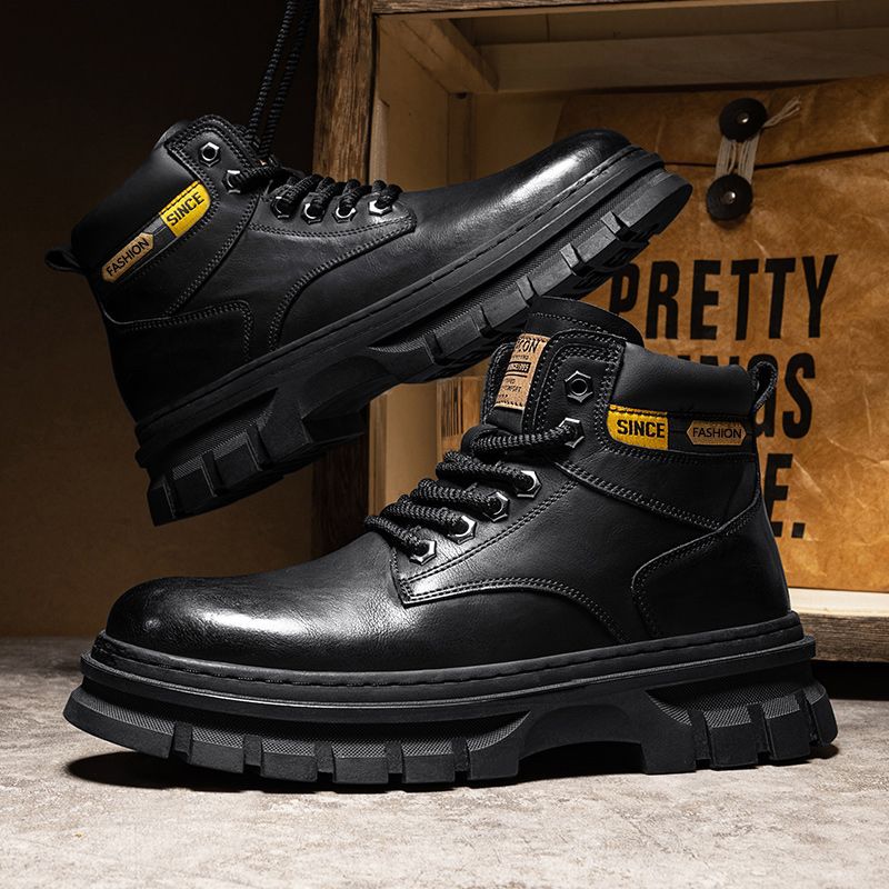 Martin Boots Men Trendy High Top British Working Wear foto 2