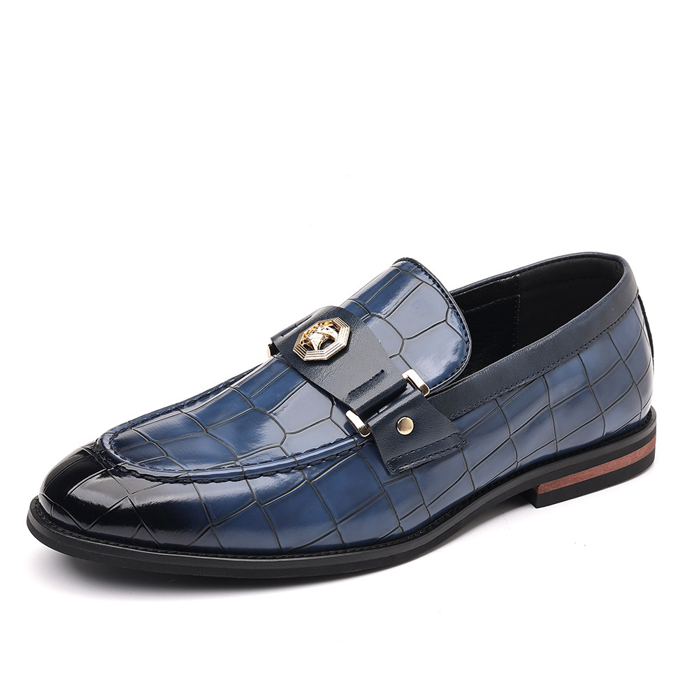 Men's Plus Size Plaid Casual Loafers foto 3