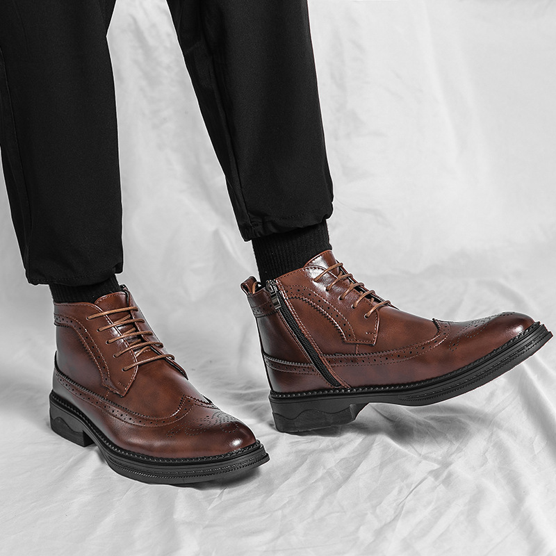 Men's Chelsea Casual Business Martin Boots foto 4