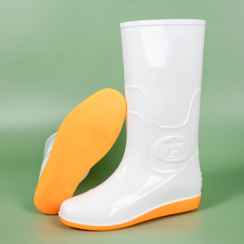 Flat Washable Rain Boots Labor Protection Waterproof Shoes foto 4