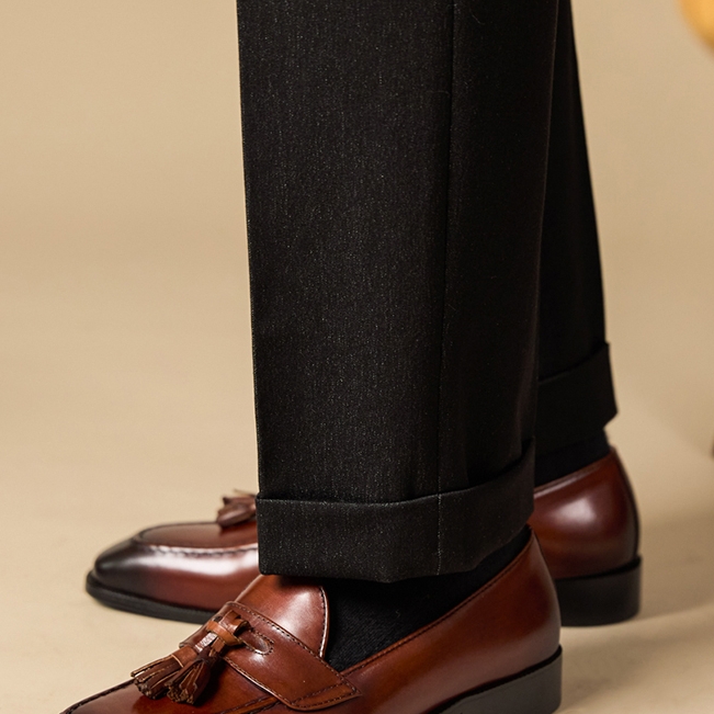 European And American Business Casual Tassel Loafers foto 5