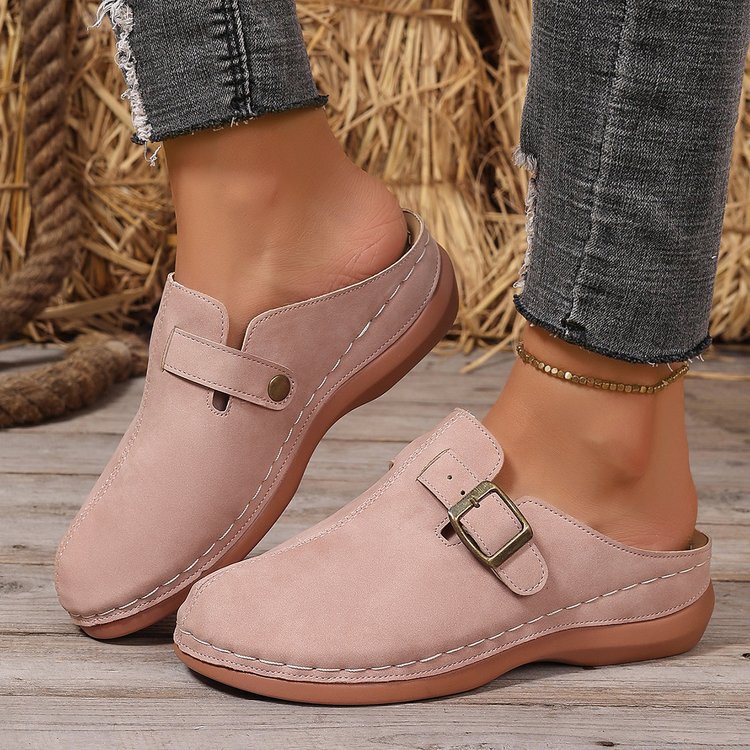 Lightweight Outdoor Casual Wedge Closed Toe Slippers For Women foto 2