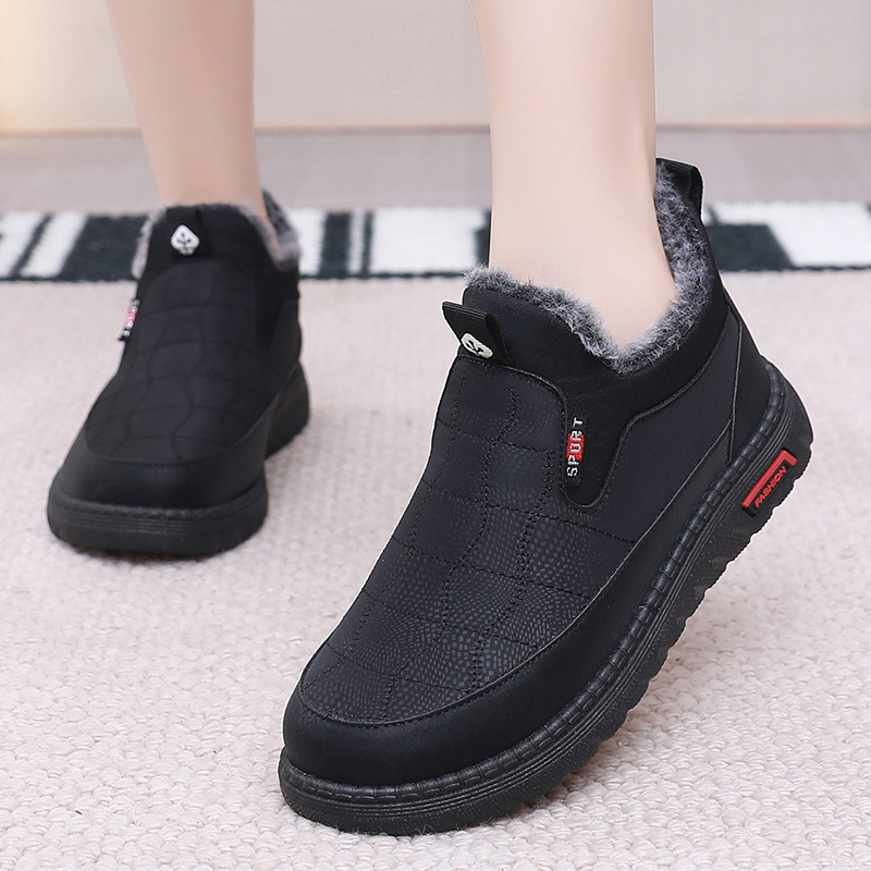 Women's Fashion Casual Non-slip Flat Cotton Boots foto 2