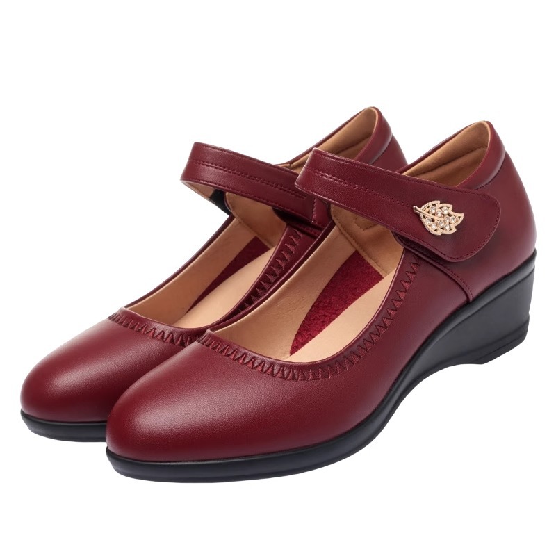 One-strap Women's Magic Stick Shoes Comfortable Wedge Soft Sole Shoes foto 2