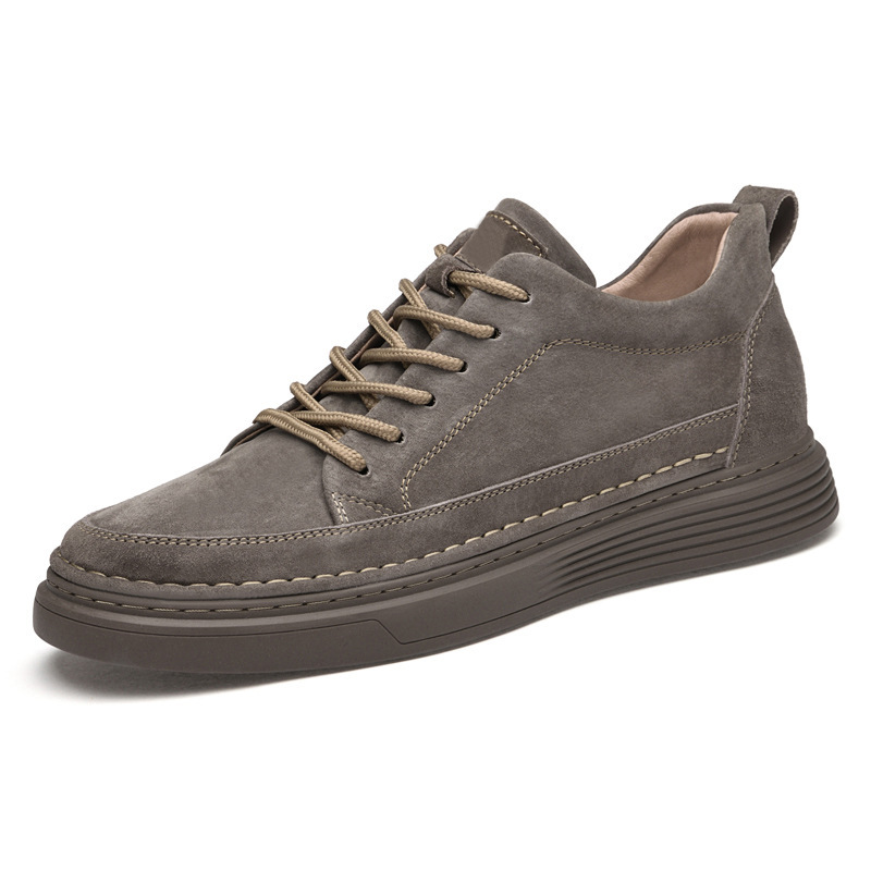 Plus Size Fleece-lined Inner Height Increasing Board Shoes Male foto 3