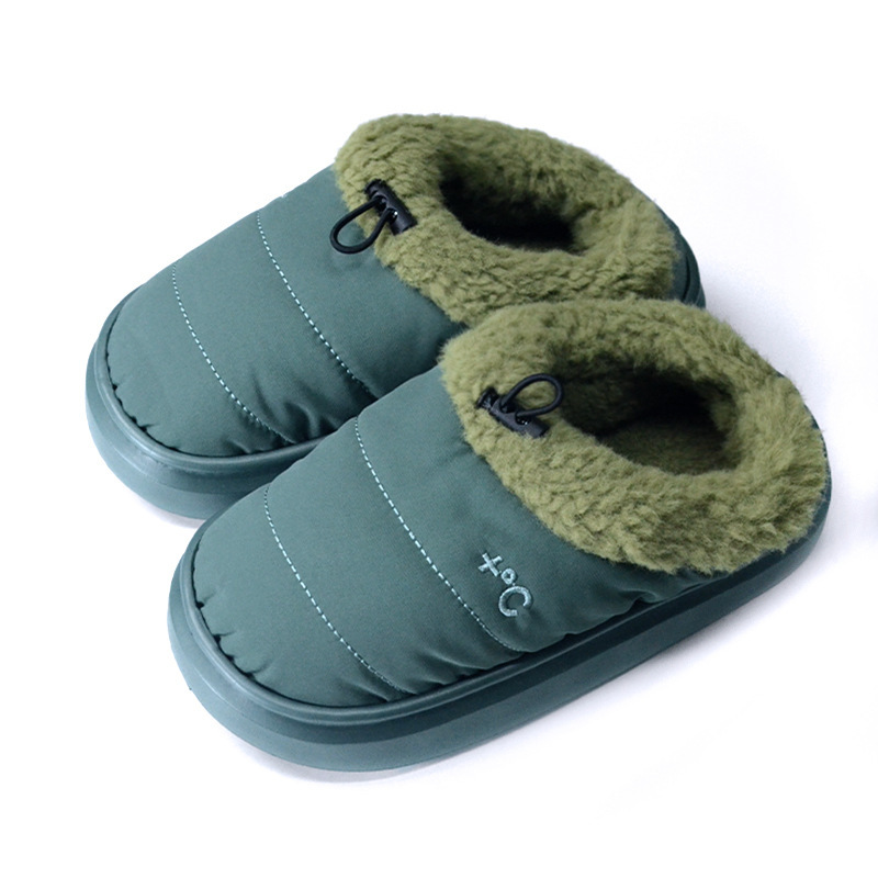 Cotton Slippers For Winter, Men And Women Adults, Furry Shoes, Indoor Cotton Shoes foto 2