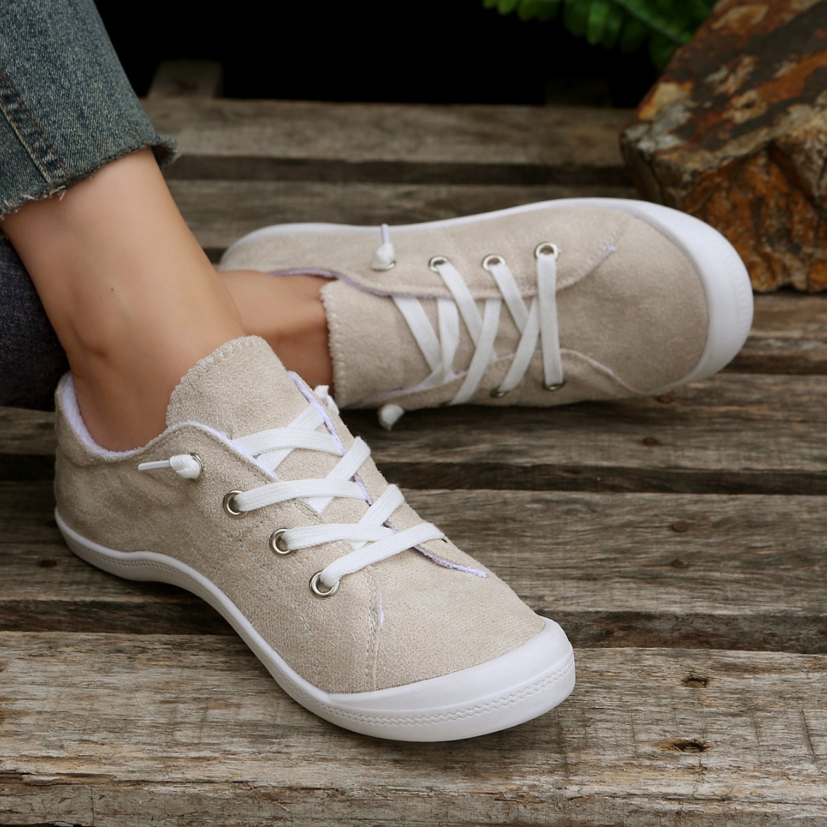 Women's Casual Fashion Soft Outdoor All-matching Sneaker foto 3