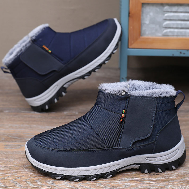New Winter Slip-on Fleece-lined, Extra-thick Outdoor Snow Boots foto 2