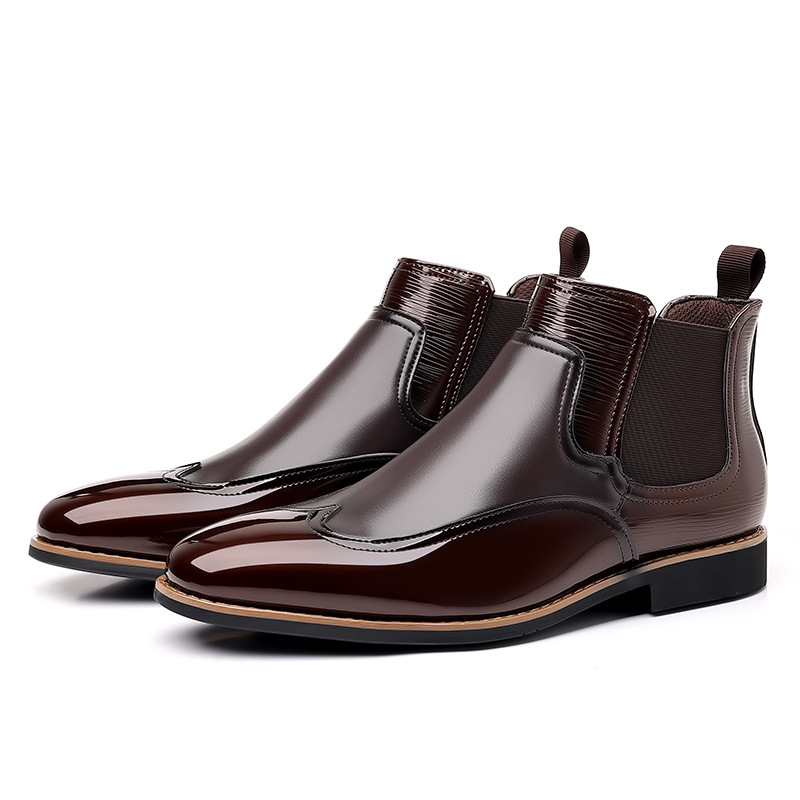 Men's Color Block Chelsea Boots foto 4