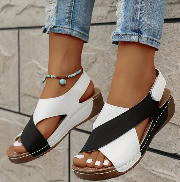 Roman Sandals Platform Platform With Skirt Casual Open Toe All-matching Beach foto 3