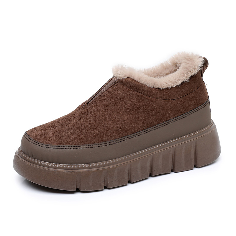 Womens Soft-soled Thickened Insulated Snow Boots foto 3