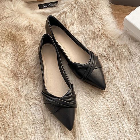 New Chanel-style Pointed-toe Flat Shoes For Women foto 5