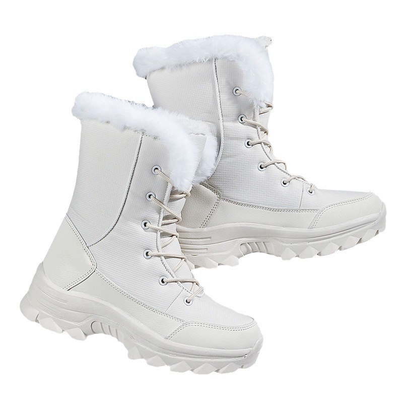 Women's Fleece-lined Thick Cold-proof Warm Cotton Shoes foto 3