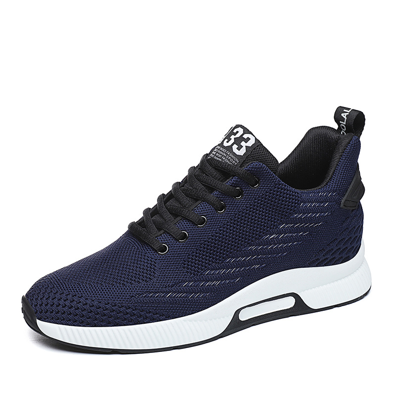 Height Increasing Insole Men's Shoes Breathable Mesh Shoes Plus Size Cross-border foto 2